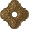 Ekena Millwork Peralta Ceiling Medallion (Fits Canopies up to 4 5/8"), 17 3/4"OD x 3 1/8"ID x 1"P, Pale Gold CM17PEPAS - alternate 1